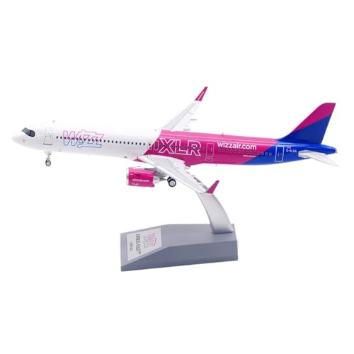 RIVPAHGQ Replika Flugzeugmodelle 31CM Miniatur-Flugzeugmodell 1:200 for Wizz Air for Airbus A321NEO G-XLRA Zivilflugzeug-Replik Vorgefertigte Luftfahrzeug Modelle von RIVPAHGQ
