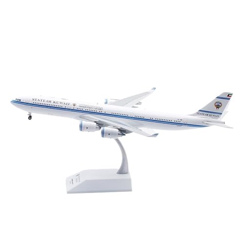 RIVPAHGQ Replika Flugzeugmodelle 33 cm Große Flugzeugnachbildung 1/200 for Kuwait Airways A340-500 9K-GBB, Sehr Detailliertes Fertiges Flugzeugmodell Vorgefertigte Luftfahrzeug Modelle von RIVPAHGQ