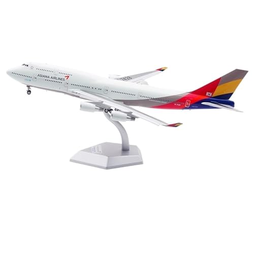 RIVPAHGQ Replika Flugzeugmodelle 35 cm 1/200 for Asiana Airlines B747-400 HL7428 Klappenversion Genaue Modellflugzeugreplik Im Maßstab for Luftfahrtfans Vorgefertigte Luftfahrzeug Modelle von RIVPAHGQ