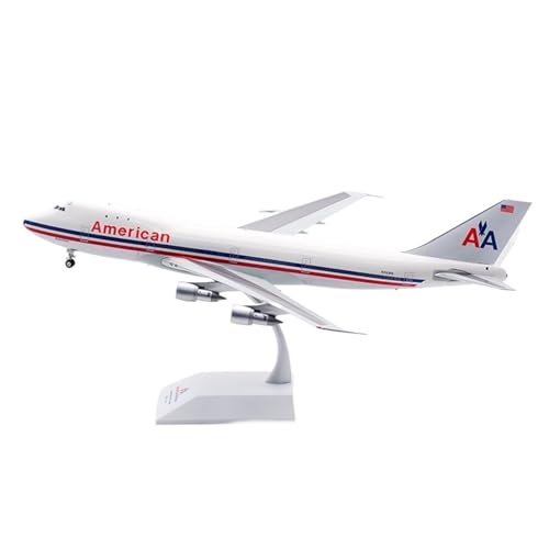 RIVPAHGQ Replika Flugzeugmodelle 35CM 1/200 Skala Miniatur Modell Sammeln Flugzeug Für American Airlines B747-100 N743PA Metall Flugzeug Vorgefertigte Luftfahrzeug Modelle von RIVPAHGQ