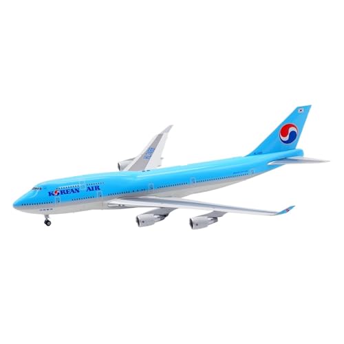 RIVPAHGQ Replika Flugzeugmodelle 35CM Flugzeug Im Maßstab 1:200 for Korean Air for Boeing B747-400 HL7488 Hochrealistische Flugzeugmodelle Vorgefertigte Luftfahrzeug Modelle(Standard) von RIVPAHGQ