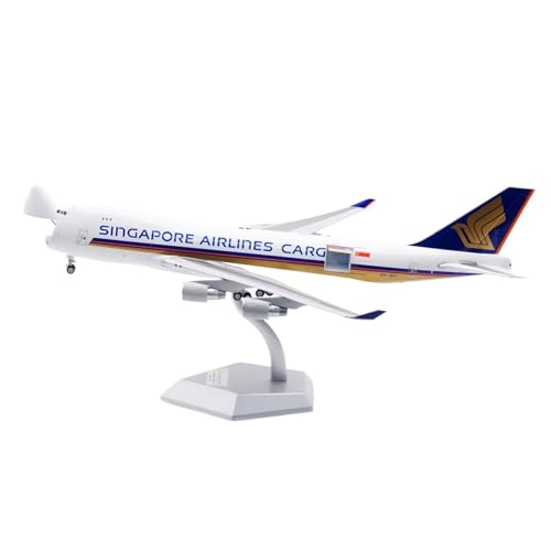 RIVPAHGQ Replika Flugzeugmodelle 35CM Flugzeug Im Maßstab 1:200 for Singapore Airlines for Boeing B747-400F 9V-SFI, Hochrealistische Flugzeugmodelle Vorgefertigte Luftfahrzeug Modelle von RIVPAHGQ
