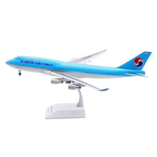 RIVPAHGQ Replika Flugzeugmodelle 35CM Miniaturmodell Im Maßstab 1/200 Sammlerflugzeug for Korean Air B747-400 HL7486 Metallflugzeugreplik Vorgefertigte Luftfahrzeug Modelle(Flap Version) von RIVPAHGQ