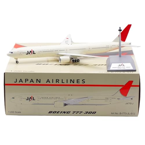 RIVPAHGQ Replika Flugzeugmodelle 36 cm Miniatur Zivilflugzeug 1/200 for Japan Airlines for Boeing 777-300 JA751J Statische Flugzeugmodelle Vorgefertigte Luftfahrzeug Modelle RIVPAHGQ Replika Flugzeugmodelle 36 cm Miniatur Zivilflugzeug 1/200 for Japan Airlines for Boeing 777-300 JA751J Statische Flugzeugmodelle Vorgefertigte Luftfahrzeug Modelle von RIVPAHGQ