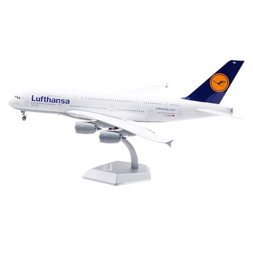 RIVPAHGQ Replika Flugzeugmodelle 36CM Exquisite Exponate Flugzeug Im Maßstab 1:200 for Lufthansa for Airbus A380 D-AIMA Flugzeugmodell Aus Druckgusslegierung Vorgefertigte Luftfahrzeug Modelle(Flap) von RIVPAHGQ