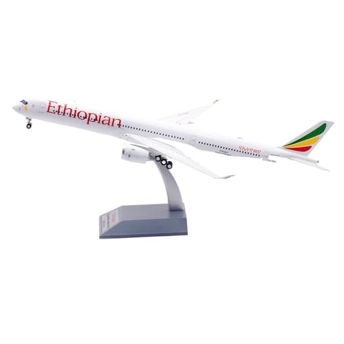 RIVPAHGQ Replika Flugzeugmodelle 36CM Miniatur-Flugzeugmodell 1:200 for Ethiopian Airlines A350-1000 ET-BAX Zivilflugzeug-Nachbildung Vorgefertigte Luftfahrzeug Modelle von RIVPAHGQ