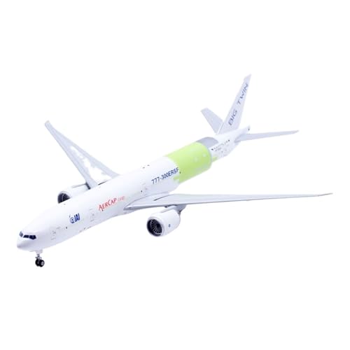 RIVPAHGQ Replika Flugzeugmodelle 36CM for Kalitta Air B777-300ER N778CK Desktop Display Metall Modell 1:200 Skala Diecast Flugzeug Replik Vorgefertigte Luftfahrzeug Modelle von RIVPAHGQ