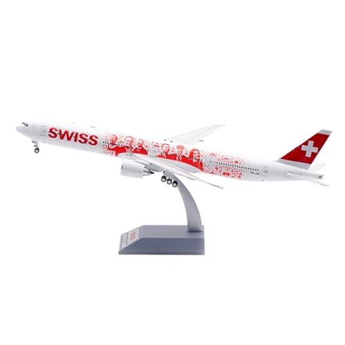 RIVPAHGQ Replika Flugzeugmodelle 36CM for Swiss International Air Lines B777-300ER HB-JNA Druckguss-Modellflugzeug Im Maßstab 1:200 Mit Ständer Vorgefertigte Luftfahrzeug Modelle RIVPAHGQ Replika Flugzeugmodelle 36CM for Swiss International Air Lines B777-300ER HB-JNA Druckguss-Modellflugzeug Im Maßstab 1:200 Mit Ständer Vorgefertigte Luftfahrzeug Modelle von RIVPAHGQ