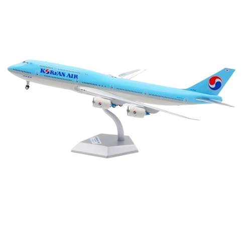 RIVPAHGQ Replika Flugzeugmodelle 38CM 1/200 Flugzeugmodellbausatz for Korean Air for Boeing B747-8I HL7633 Großes Druckgussflugzeugmodell Vorgefertigte Luftfahrzeug Modelle(Flap) von RIVPAHGQ