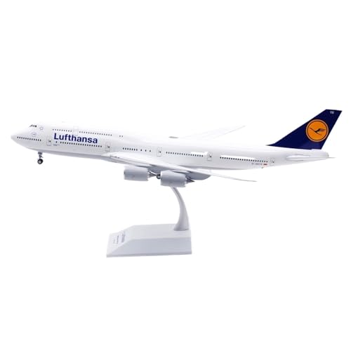 RIVPAHGQ Replika Flugzeugmodelle 38CM Miniatur Flugzeug Modell 1:200 for Lufthansa for Boeing B747-8 D-ABYR Zivilen Flugzeug Replik Vorgefertigte Luftfahrzeug Modelle von RIVPAHGQ