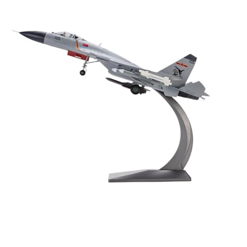 RIVPAHGQ Replika Flugzeugmodelle 44 cm Maßstab Militärmodellflugzeug Aus Legierung 1:48 Chinesisches J-15-Kampfflugzeug Flying Shark Kampfflugzeugträger Vorgefertigte Luftfahrzeug Modelle von RIVPAHGQ
