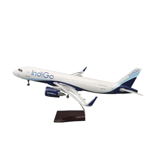 RIVPAHGQ Replika Flugzeugmodelle 47 cm Metalldruckgussflugzeug 1:80 for Air Algerie A320neo Passagierflugzeugmodell Mit Rädern Vorgefertigte Luftfahrzeug Modelle(NO Light) von RIVPAHGQ