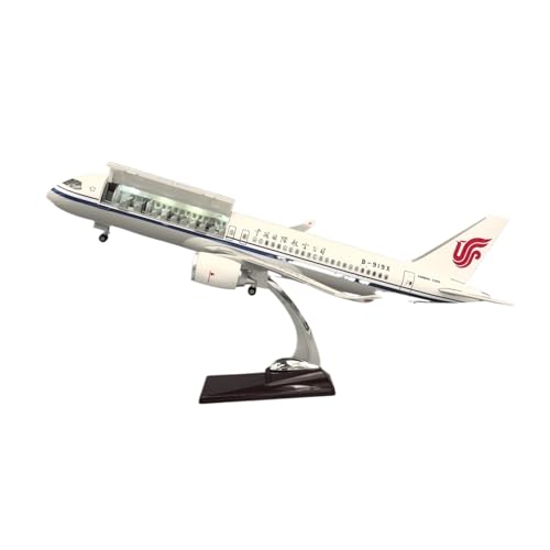 RIVPAHGQ Replika Flugzeugmodelle 47 cm Miniatur-Modellflugzeugrepliken 1/82 Air China C919 Simulation Zivilflugzeug Mit Lichtern Vorgefertigte Luftfahrzeug Modelle(with Light) von RIVPAHGQ