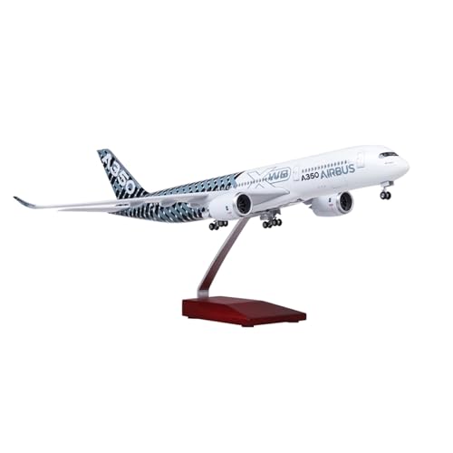 RIVPAHGQ Replika Flugzeugmodelle 47 cm Modellflugzeug Im Maßstab 1:142 for Airbus 350 A350 Prototyp-Flugzeugmodell Zivilluftfahrt-Frachtflugzeug Vorgefertigte Luftfahrzeug Modelle(NO Light) von RIVPAHGQ
