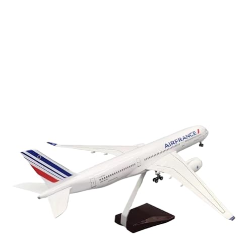 RIVPAHGQ Replika Flugzeugmodelle 47CM Flugzeugmodell Im Maßstab 1/142 Zivilluftfahrtflugzeug Air France for Airbus A350 Prototyp-Flugzeugreplik Vorgefertigte Luftfahrzeug Modelle(NO Light) von RIVPAHGQ