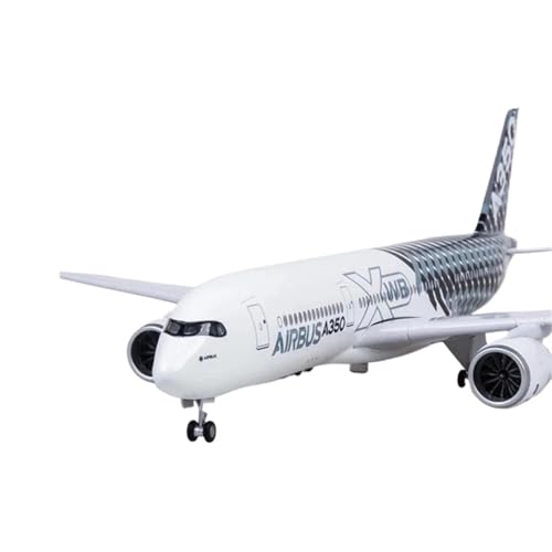 RIVPAHGQ Replika Flugzeugmodelle 47CM Flugzeugmodell Im Maßstab 1/142 Zivilluftfahrtflugzeug for Airbus A350 XWB Prototyp-Flugzeugreplik Vorgefertigte Luftfahrzeug Modelle(with Light) von RIVPAHGQ