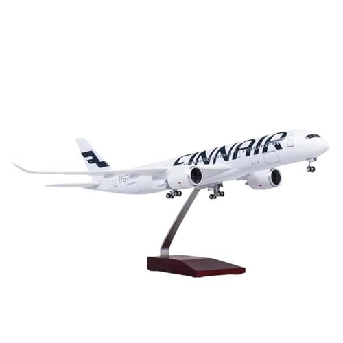 RIVPAHGQ Replika Flugzeugmodelle 47CM Maßstab 1/142 Flugzeug Replik for Airbus A350 for Finnair Druckguss Modell Sammlung Flugzeug Vorgefertigte Luftfahrzeug Modelle(NO Light) von RIVPAHGQ