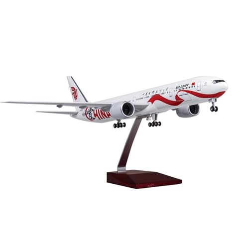 RIVPAHGQ Replika Flugzeugmodelle 47cm Metall Druckguss Modell Flugzeug 1/157 Air China for Boeing 777 Miniatur Flugzeug Display Vorgefertigte Luftfahrzeug Modelle(NO Light) von RIVPAHGQ