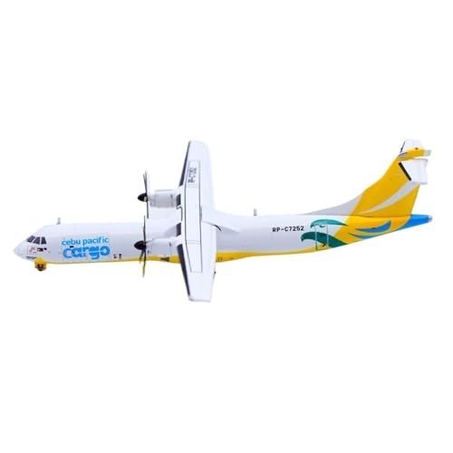 RIVPAHGQ Replika Flugzeugmodelle 6CM for Cebu Pacific ATR-72-500F RP-C7252 Statisches Displayflugzeug Modellflugzeug Im Maßstab 1:400 for Flugsammler Vorgefertigte Luftfahrzeug Modelle von RIVPAHGQ