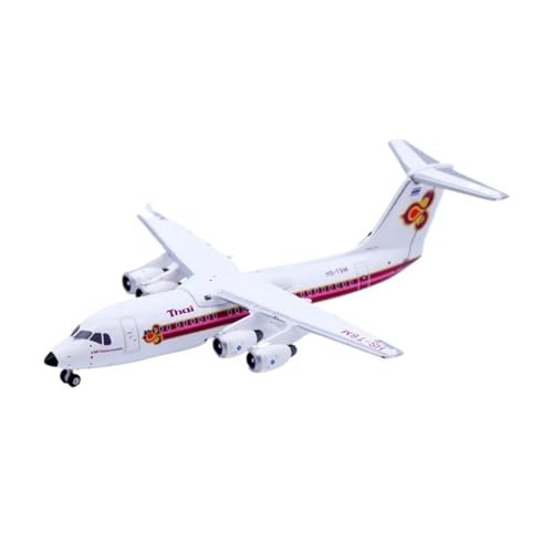 RIVPAHGQ Replika Flugzeugmodelle 7 cm for Thai Airways BAe146-300 HS-TBM-Modellflugzeug Im Maßstab 1:400, Druckguss-Flugzeugdisplay for Luftfahrt-Enthusiasten Vorgefertigte Luftfahrzeug Modelle RIVPAHGQ Replika Flugzeugmodelle 7 cm for Thai Airways BAe146-300 HS-TBM-Modellflugzeug Im Maßstab 1:400, Druckguss-Flugzeugdisplay for Luftfahrt-Enthusiasten Vorgefertigte Luftfahrzeug Modelle von RIVPAHGQ