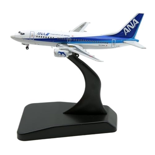 RIVPAHGQ Replika Flugzeugmodelle 7CM 1/400 Maßstab Hochdetailliertes Flugzeugmodell Für ANA JA301K Für Boeing B737-500 Druckgussflugzeug Miniatur Vorgefertigte Luftfahrzeug Modelle von RIVPAHGQ