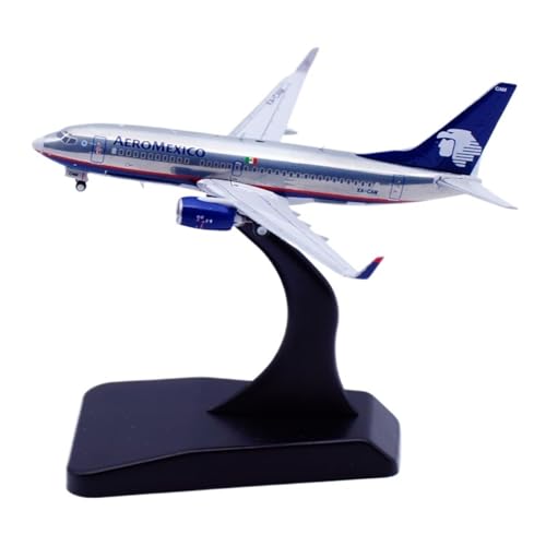RIVPAHGQ Replika Flugzeugmodelle 8CM for Aeromexico B737-700 XA-CAM Statisches Displayflugzeug 1:400 Modellflugzeug for Flugsammler Vorgefertigte Luftfahrzeug Modelle von RIVPAHGQ