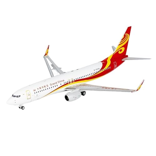 RIVPAHGQ Replika Flugzeugmodelle 9CM 1/400 for Grand China Air B737-800/w B-5538 B-5539 Modellflugzeug Replik Luftfahrt Ausstellungsstück Vorgefertigte Luftfahrzeug Modelle(B-5538) von RIVPAHGQ