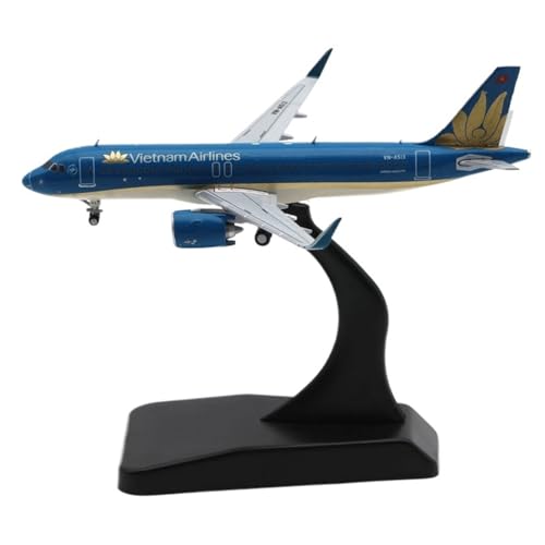 RIVPAHGQ Replika Flugzeugmodelle 9CM Maßstab Zivilflugzeug Modell 1/4 00 for Vietnam Airlines for Airbus A320NEO VN-A513 Airliner Flugzeug Vorgefertigte Luftfahrzeug Modelle von RIVPAHGQ