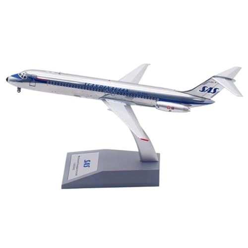 RIVPAHGQ Replika Flugzeugmodelle Druckguss-Modellflugzeuge Im Maßstab 1:200 Für SAS Scandinavian Airlines DC-9-40 OY-KGS Fertigflugzeug Für Erwachsene Vorgefertigte Luftfahrzeug Modelle von RIVPAHGQ