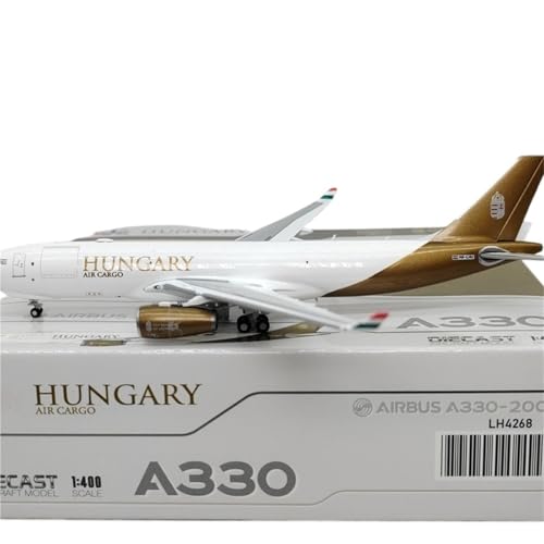 RIVPAHGQ Replika Flugzeugmodelle Fertiges Flugzeugmodell Im Maßstab 1:400 Flugzeugminiatur A330-200F HA-LHU Für Die Hungarian Airlines Für Luftfahrtfans Vorgefertigte Luftfahrzeug Modelle von RIVPAHGQ