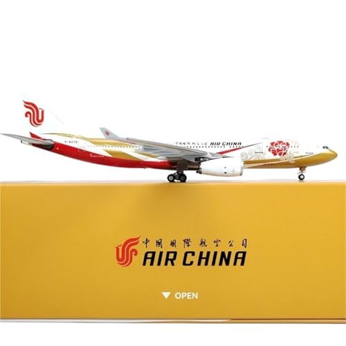 RIVPAHGQ Replika Flugzeugmodelle Fertiges Flugzeugmodell Im Maßstab 1:400 Für Air China A330-200 B-6075, Flugzeugminiatur Für Luftfahrtfans Vorgefertigte Luftfahrzeug Modelle von RIVPAHGQ