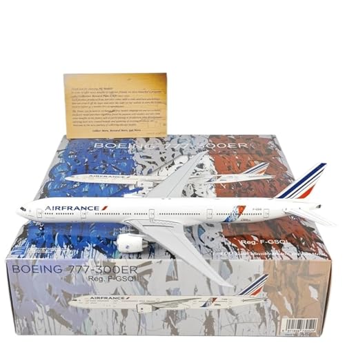 RIVPAHGQ Replika Flugzeugmodelle Fertiges Flugzeugmodell Im Maßstab 1:400 Für Air France B777-300ER F-GSQI, Flugzeugminiatur Für Luftfahrtfans Vorgefertigte Luftfahrzeug Modelle RIVPAHGQ Replika Flugzeugmodelle Fertiges Flugzeugmodell Im Maßstab 1:400 Für Air France B777-300ER F-GSQI, Flugzeugminiatur Für Luftfahrtfans Vorgefertigte Luftfahrzeug Modelle von RIVPAHGQ