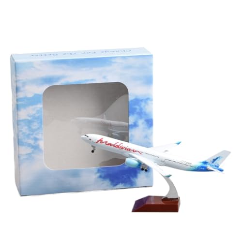 RIVPAHGQ Replika Flugzeugmodelle Flugzeug-Druckgussmodell Im Maßstab 1/400, 20 cm, Maldivian Airlines for Die Airbus 330-Passagierflugzeug-Modellsammlung Vorgefertigte Luftfahrzeug Modelle von RIVPAHGQ