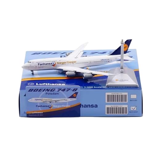 RIVPAHGQ Replika Flugzeugmodelle Flugzeug-Replikamodelle Im Maßstab 19 cm 1/400 for Lufthansa B747-8 D-ABYI Fertigflugzeugmodell-Display Vorgefertigte Luftfahrzeug Modelle(Flap) von RIVPAHGQ