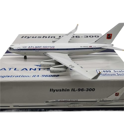 RIVPAHGQ Replika Flugzeugmodelle Flugzeugmodell Im Maßstab 1:400 Für Die Russische Atlant Airlines IL-96 RA-96002, Sehr Detaillierte Flugzeuganzeige Vorgefertigte Luftfahrzeug Modelle von RIVPAHGQ