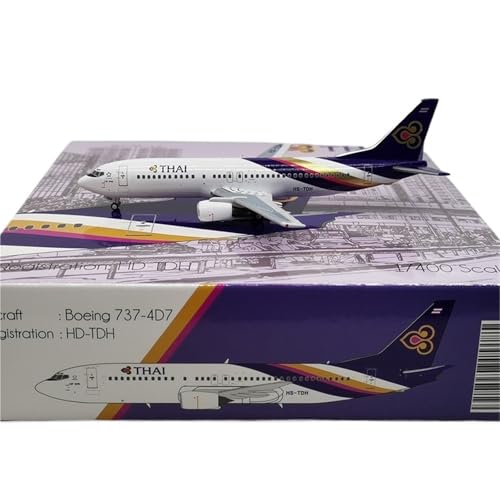 RIVPAHGQ Replika Flugzeugmodelle Maßstabsgetreue Nachbildung des Flugzeugs 1:400, 9 cm, Für Thai Airways B737-400 HS-TDH, Fertiges Flugzeug Aus Legierung Vorgefertigte Luftfahrzeug Modelle RIVPAHGQ Replika Flugzeugmodelle Maßstabsgetreue Nachbildung des Flugzeugs 1:400, 9 cm, Für Thai Airways B737-400 HS-TDH, Fertiges Flugzeug Aus Legierung Vorgefertigte Luftfahrzeug Modelle von RIVPAHGQ