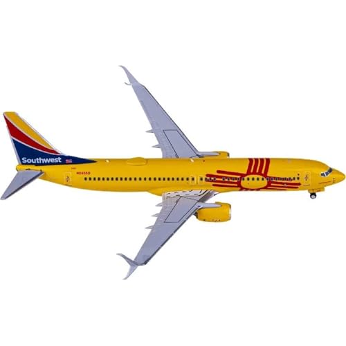 RIVPAHGQ Replika Flugzeugmodelle Metallflugzeug Im Maßstab 1/400, NG58210 Für Southwest Airlines 737-800 N8655D, Miniatur-Airline-Modell Für Sammler Vorgefertigte Luftfahrzeug Modelle von RIVPAHGQ