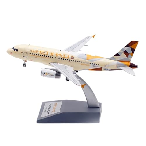 RIVPAHGQ Replika Flugzeugmodelle Miniatur-Flugzeugmodell Im Maßstab 16 cm, 1:200, Etihad Airways for Airbus A319 A6-EIE, Fertiger Flugzeugmodellbausatz Vorgefertigte Luftfahrzeug Modelle RIVPAHGQ Replika Flugzeugmodelle Miniatur-Flugzeugmodell Im Maßstab 16 cm, 1:200, Etihad Airways for Airbus A319 A6-EIE, Fertiger Flugzeugmodellbausatz Vorgefertigte Luftfahrzeug Modelle von RIVPAHGQ