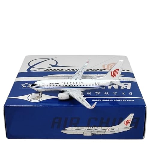 RIVPAHGQ Replika Flugzeugmodelle Miniatur-Verkehrsflugzeugmodell Im Maßstab 1:400 Von Air China Für Boeing B737-700 B-5227, Fertige Flugzeugdekorationen Vorgefertigte Luftfahrzeug Modelle von RIVPAHGQ