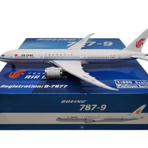 RIVPAHGQ Replika Flugzeugmodelle Miniatur-Verkehrsflugzeugmodell Im Maßstab 1:400 Von Air China Für Boeing B787-9 B-7877 Metalldruckgussmodell Sammlerflugzeug Vorgefertigte Luftfahrzeug Modelle von RIVPAHGQ