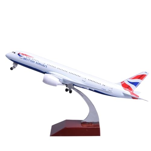 RIVPAHGQ Replika Flugzeugmodelle Replik Eines Zivilflugzeugs Im Maßstab 1/400, 18 cm for British Airways for Boeing 787 Flugzeugmodell for Luftfahrtausstellung Vorgefertigte Luftfahrzeug Modelle RIVPAHGQ Replika Flugzeugmodelle Replik Eines Zivilflugzeugs Im Maßstab 1/400, 18 cm for British Airways for Boeing 787 Flugzeugmodell for Luftfahrtausstellung Vorgefertigte Luftfahrzeug Modelle von RIVPAHGQ