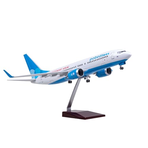 RIVPAHGQ Replika Flugzeugmodelle Replik Eines Zivilflugzeugs Im Maßstab 1/85, 47 cm, for Victory Airlines 737-Flugzeugmodell Zur Luftfahrtausstellung Vorgefertigte Luftfahrzeug Modelle(NO Light) von RIVPAHGQ