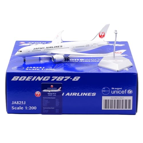 RIVPAHGQ Replika Flugzeugmodelle Zivilflugzeug Im Maßstab 27 cm 1/200 for JAL for Boeing B787-8 JA825J Exquisites Fertiges Modellflugzeug Vorgefertigte Luftfahrzeug Modelle RIVPAHGQ Replika Flugzeugmodelle Zivilflugzeug Im Maßstab 27 cm 1/200 for JAL for Boeing B787-8 JA825J Exquisites Fertiges Modellflugzeug Vorgefertigte Luftfahrzeug Modelle von RIVPAHGQ