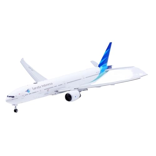 RIVPAHGQ Replika Flugzeugmodelle for Garuda Indonesia B777-300ER PK-GIA Klappen Modellflugzeug Im Maßstab 1:200 Metalldruckgussflugzeug for Luftfahrtliebhaber Vorgefertigte Luftfahrzeug Modelle(Flap) von RIVPAHGQ