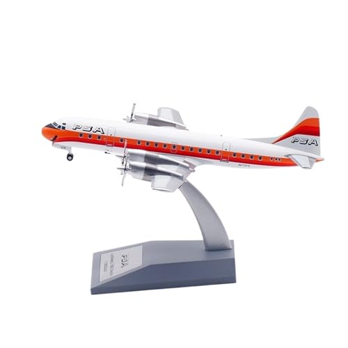 RIVPAHGQ Replika Flugzeugmodelle for Pacific Southwest Airlines L-188 N171PS Druckguss-Flugzeugmodell Im Maßstab 1:200 15 cm Große Fertige Flugzeugnachbildung Vorgefertigte Luftfahrzeug Modelle RIVPAHGQ Replika Flugzeugmodelle for Pacific Southwest Airlines L-188 N171PS Druckguss-Flugzeugmodell Im Maßstab 1:200 15 cm Große Fertige Flugzeugnachbildung Vorgefertigte Luftfahrzeug Modelle von RIVPAHGQ