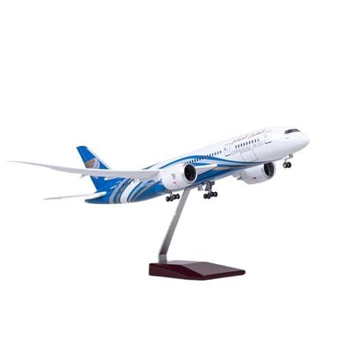 Replika Flugzeugmodelle 1/130 Druckguss-Modellflugzeug For Sammeln, 43 Cm, For Oman Air, For Boeing 787, Replika Des Passagierflugzeugs Im Maßstab 1:130 Vorgefertigte Luftfahrzeug Modelle(NO light) von RIVPAHGQ