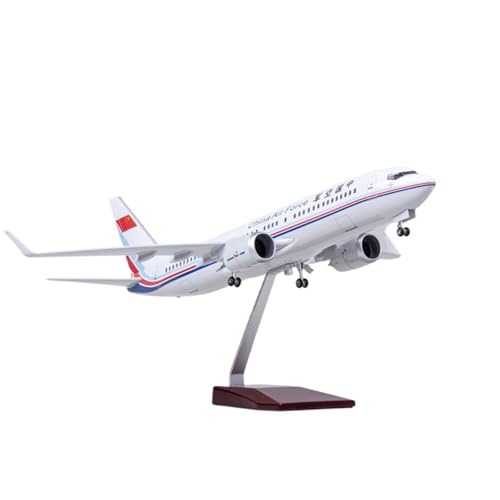 Replika Flugzeugmodelle 47 Cm Maßstab Legierung Modellflugzeug 1/85 Chinesische Luftwaffe For Boeing 737 Passagierflugzeug Modell Luftfahrt Exponate Vorgefertigte Luftfahrzeug Modelle(NO light) von RIVPAHGQ