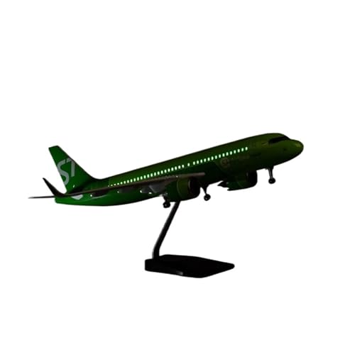 Replika Flugzeugmodelle 47 Cm Miniatur-Modellflugzeug-Replik 1:80 S7 Airlines For Airbus A320neo Maßstab-Legierungsflugzeugmodell For Erwachsene Vorgefertigte Luftfahrzeug Modelle(With light) von RIVPAHGQ