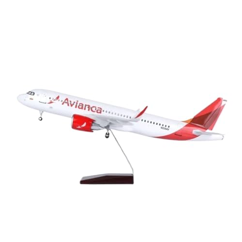 Replika Flugzeugmodelle 47 cm, Sehr Detailliertes Flugzeugmodell Im Maßstab 1/80 Das Flugzeug for Avianca B747 Mit Licht Und Radfahrwerk Vorgefertigte Luftfahrzeug Modelle(No Light) von RIVPAHGQ