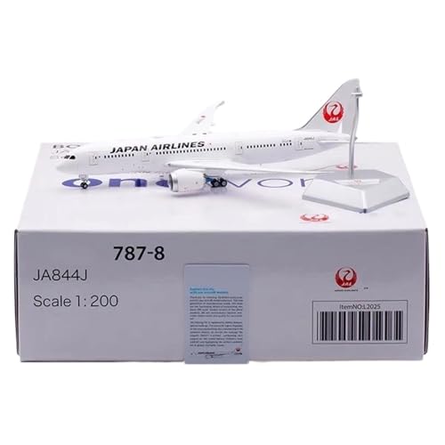 Replika Flugzeugmodelle Flugzeugmodell Im Maßstab 1:200 Für Japan Airlines JAL B787-8 JA837J JA844J JA828J JA841J Druckguss-Statikmodellflugzeug Vorgefertigte Luftfahrzeug Modelle(L2025-JA844J) von RIVPAHGQ